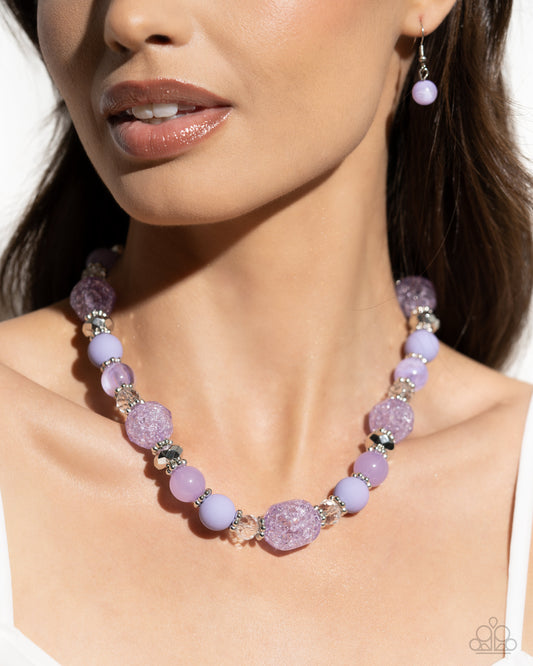 Paparazzi Accessories - Whimsical Wager - Purple Necklace