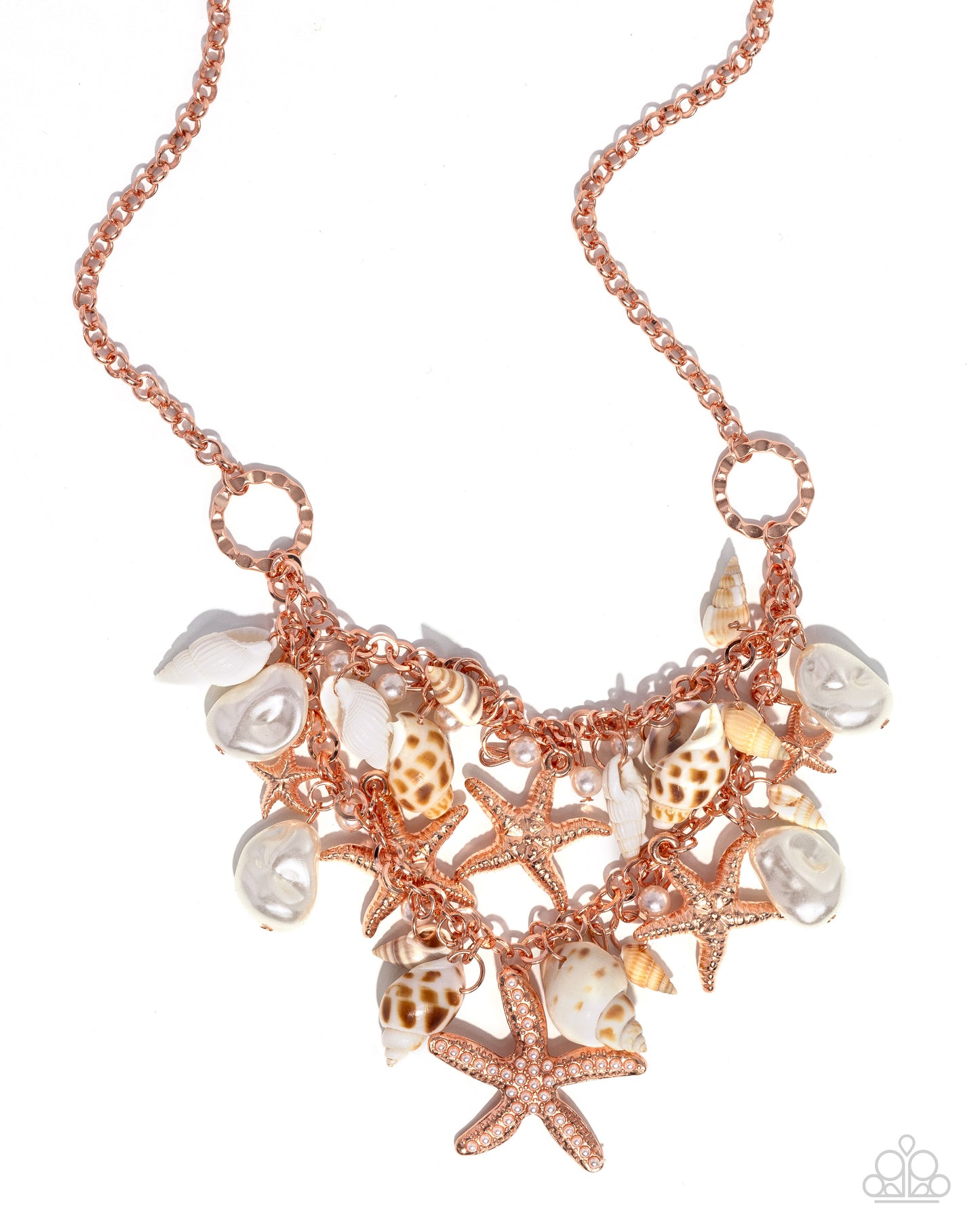Paparazzi Accessories - Seashell Shanty - Copper Necklace
