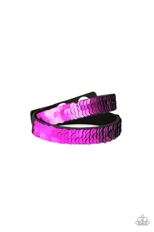 Under The SEQUINS - Purple Bracelet - Jewels On The Run