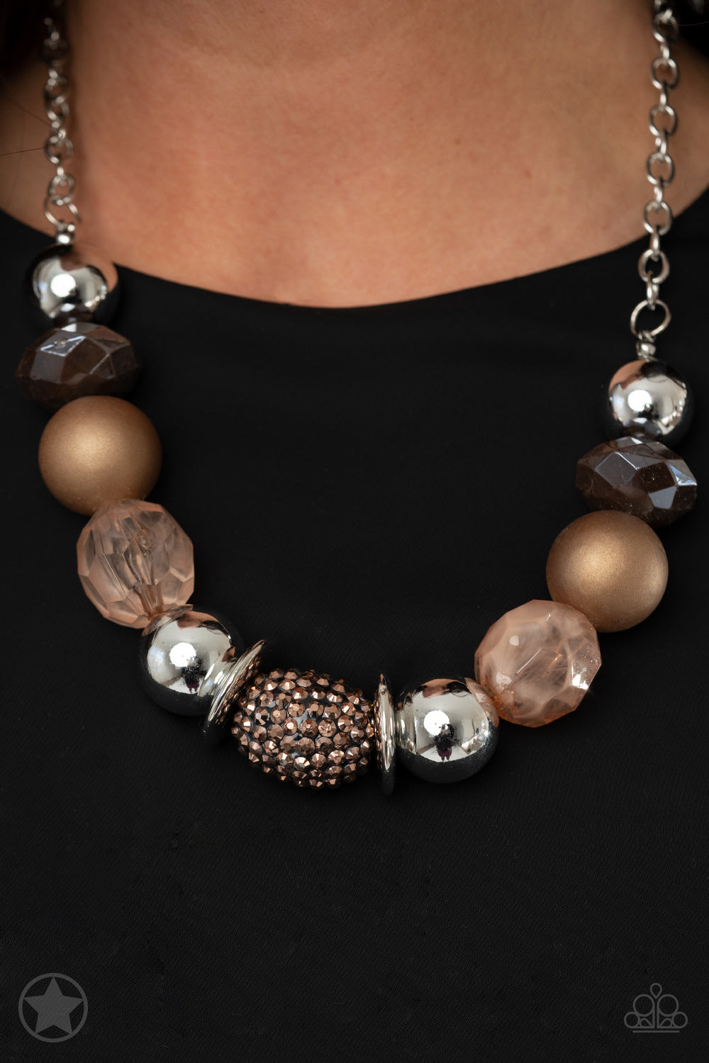 Paparazzi Accessories A Warm Welcome Copper Necklace Blockbuster - Jewels On The Run