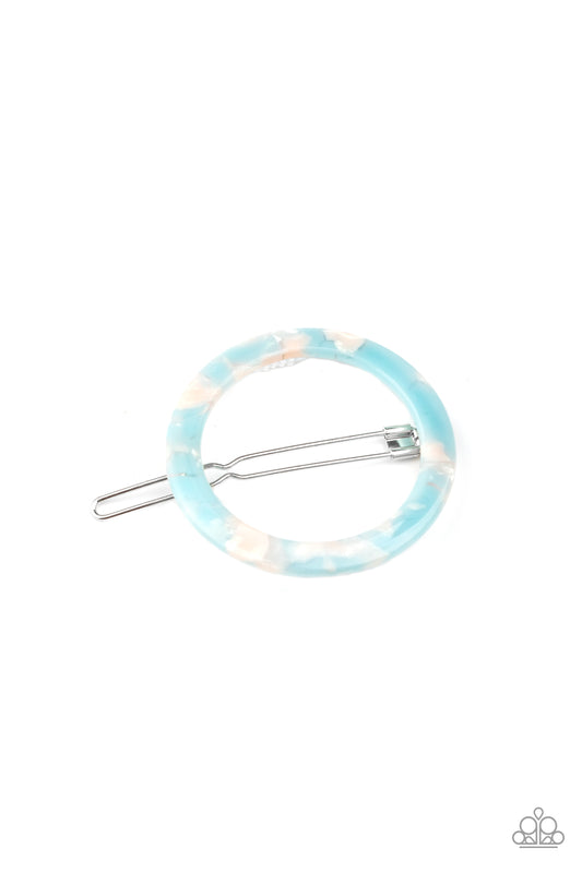 In The Round - Blue Hair Clip Starlet Shimmer