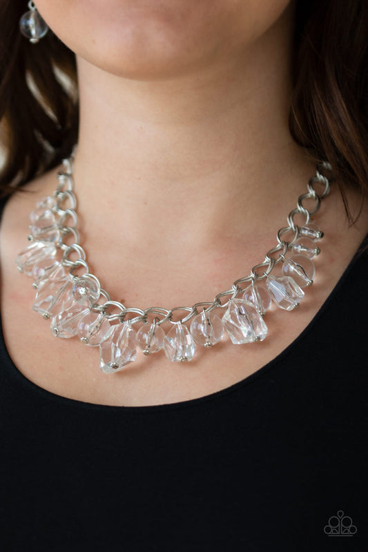 Gorgeously Globetrotter White Necklace - Jewels On The Run