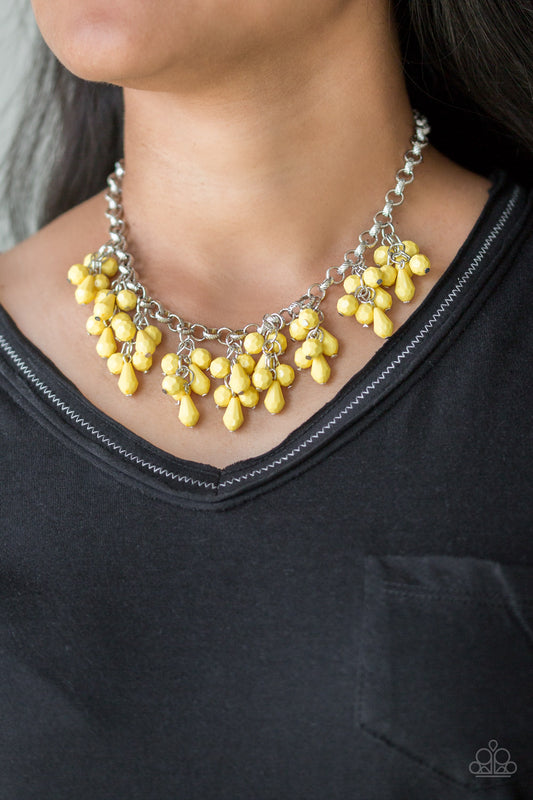 Modern Macarena Yellow Necklace One and Done - Jewels On The Run