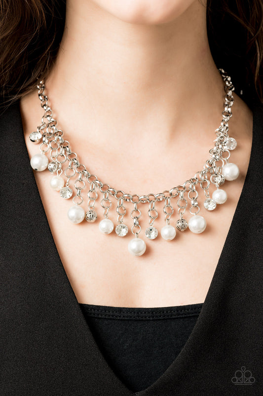 HEIR-headed - White Necklace Convention Pieces - Jewels On The Run
