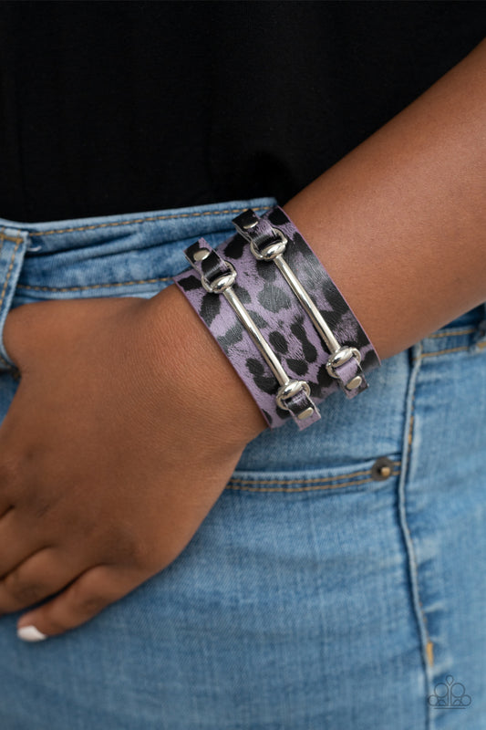 Paparazzi Accessories Safari Scene - Purple Wrap Bracelet 