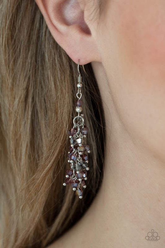 Paparazzi Accessories Celestial Chandeliers - Purple Earring 