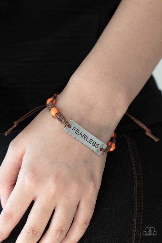 Paparazzi Accessories Conversation Piece - Orange Uniquely Urban Bracelet