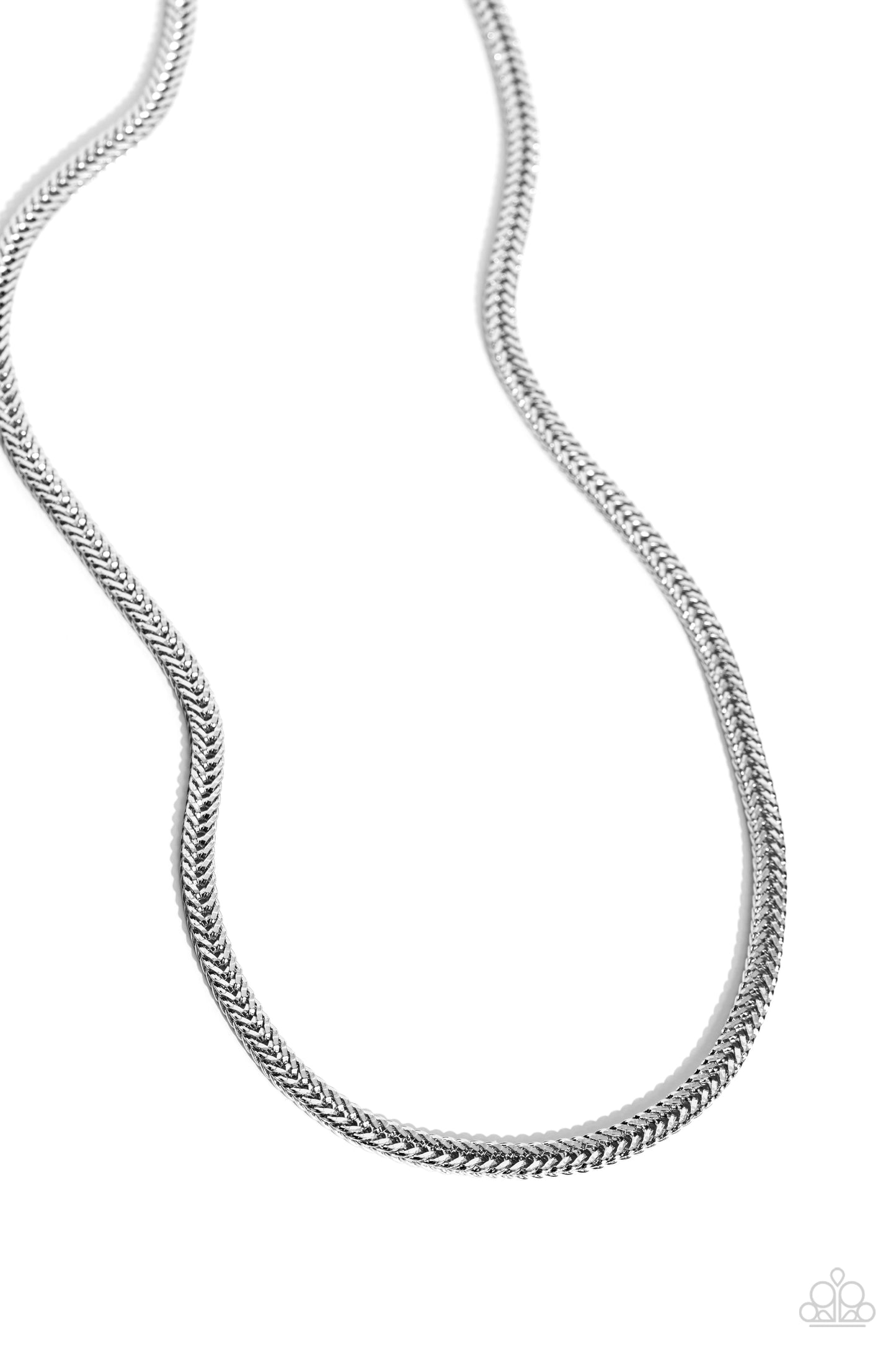 <p>Rows of angular silver links stack and interlock into a bold 3-dimensional chain, resulting in an intense statement piece across the chest. Features an adjustable clasp closure.</p> <p><i> Sold as one individual necklace. </i></p> <br><b> Get The Complete Look! </b> <br>Bracelet: "City Crusader - Silver" (Sold Separately)