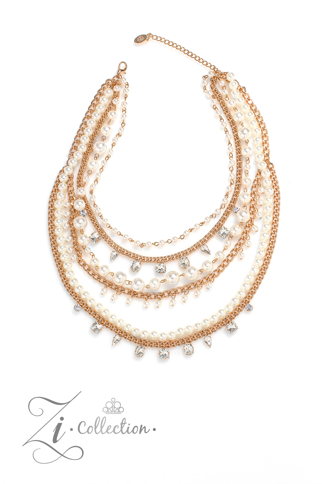Paparazzi Accessories - Aristocratic - Gold Necklace 2023 Zi Collection
