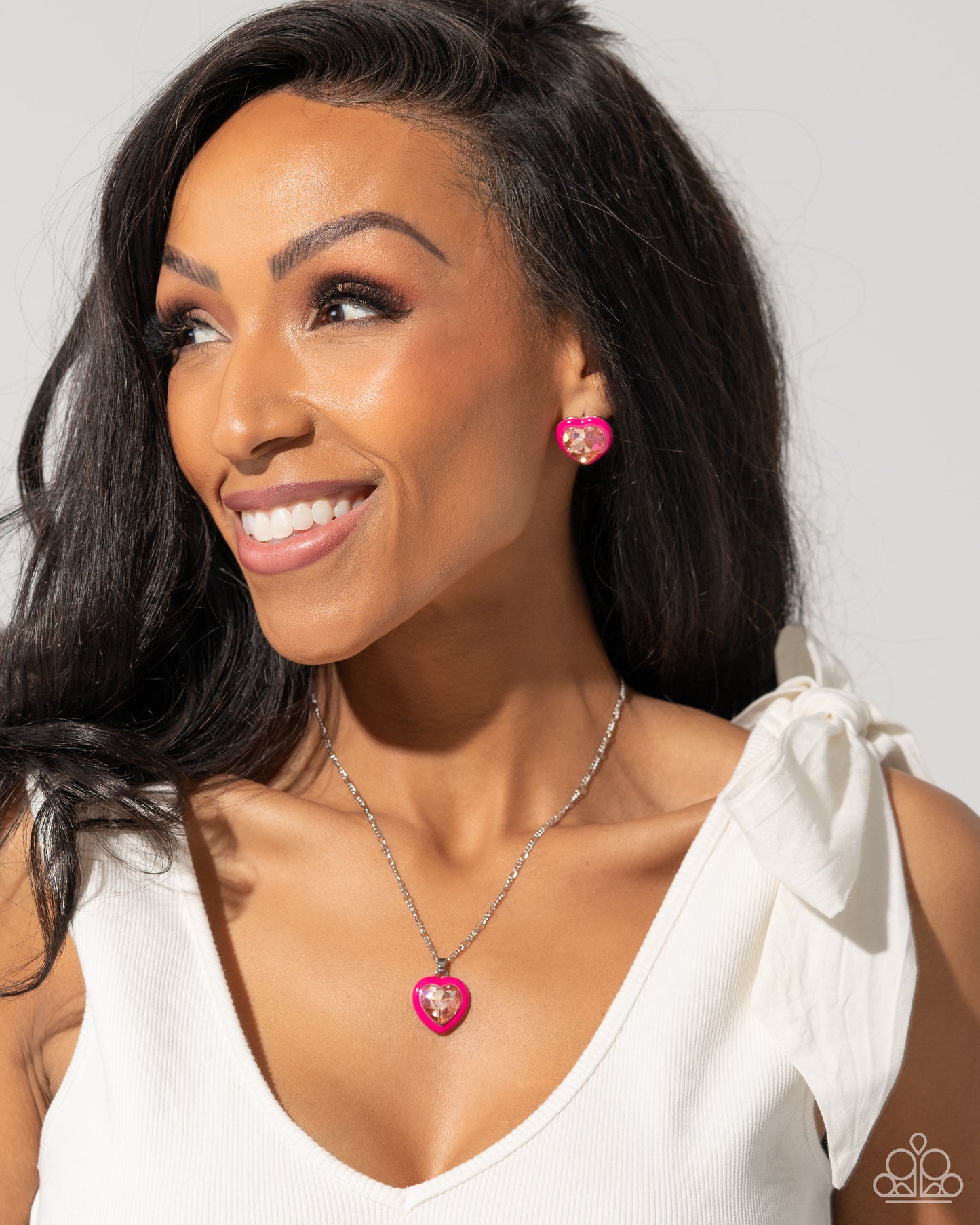 Paparazzi Accessories - Heartfelt Haute - Pink Earring Valentines