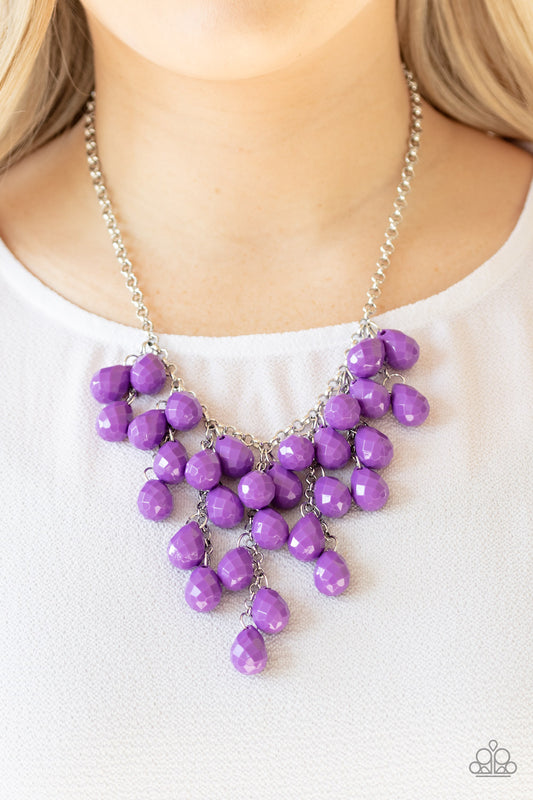 Paparazzi Accessories Serenely Scattered - Purple Necklace Hope Collection